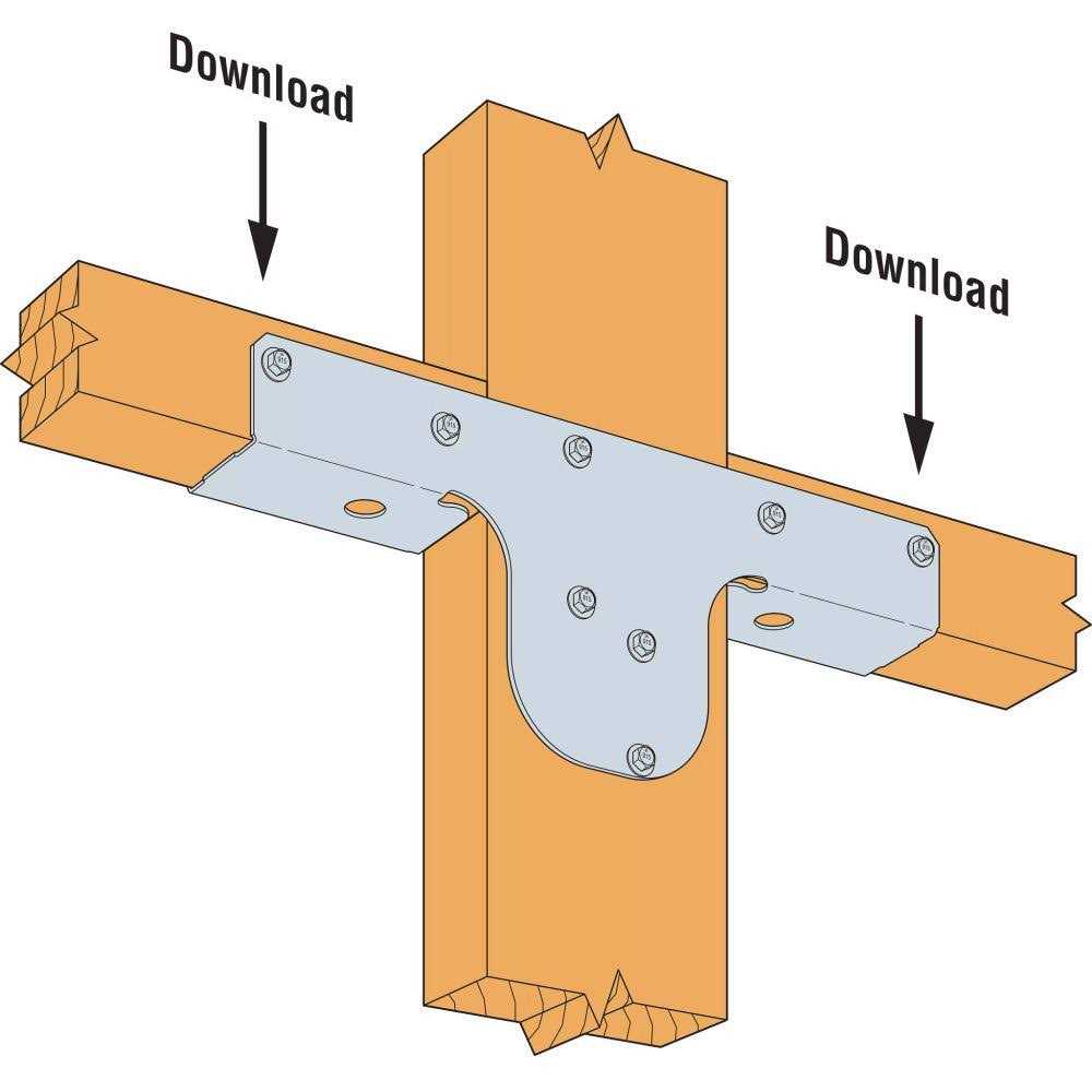 Simpson Strong Tie Post Cap/Base ZMAX BC4Z BC4Z-R - Inhomebuy