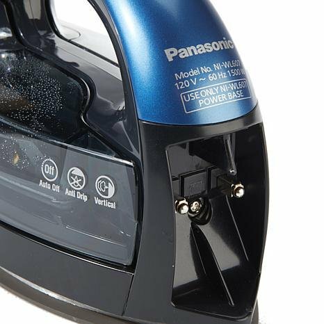 Panasonic Steam Iron |NI-WL607A| Blue, 360-Quick, Cordless, Ceramic-Coated Soleplate, with Vertical Steam - Inhomebuy