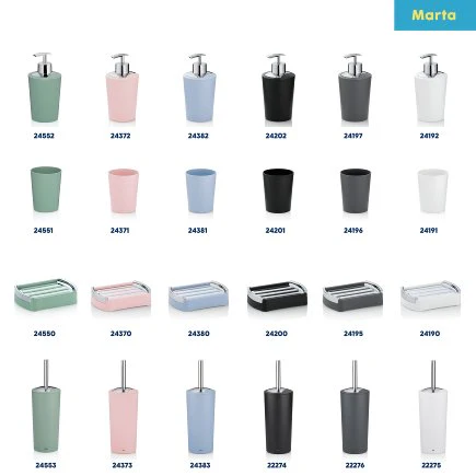 Liquid Soap Dispenser Marta Grey - Inhomebuy