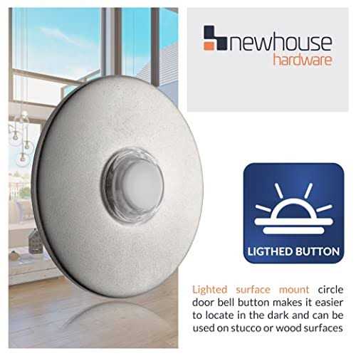 Newhouse Hardware Lighted Doorbell Button - Inhomebuy
