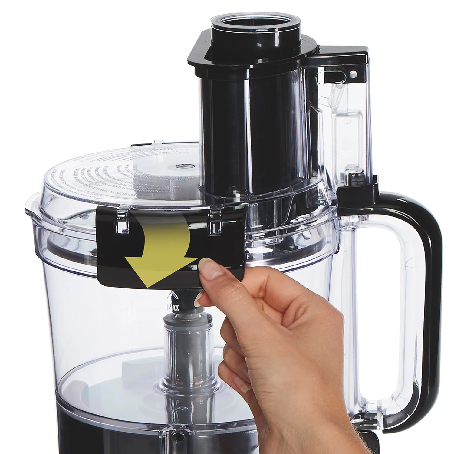 Hamilton Beach Food Processor: 10-cup, 450W, black | 70723C - Inhomebuy