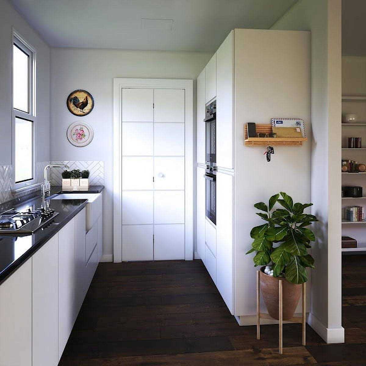 eightdoors 80 in. x 1-3/8 in. Contemporary U-Grooved Design Solid Composite Core RDL - Inhomebuy