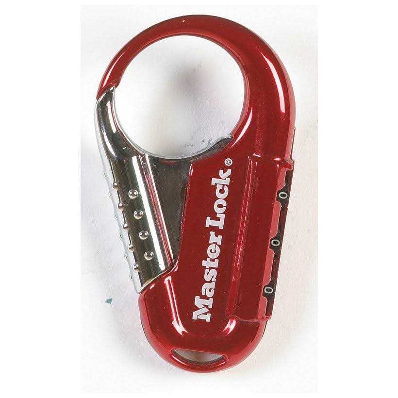 Master Lock Aluminum Alpha Luggage Lock, 1.57 - Inhomebuy