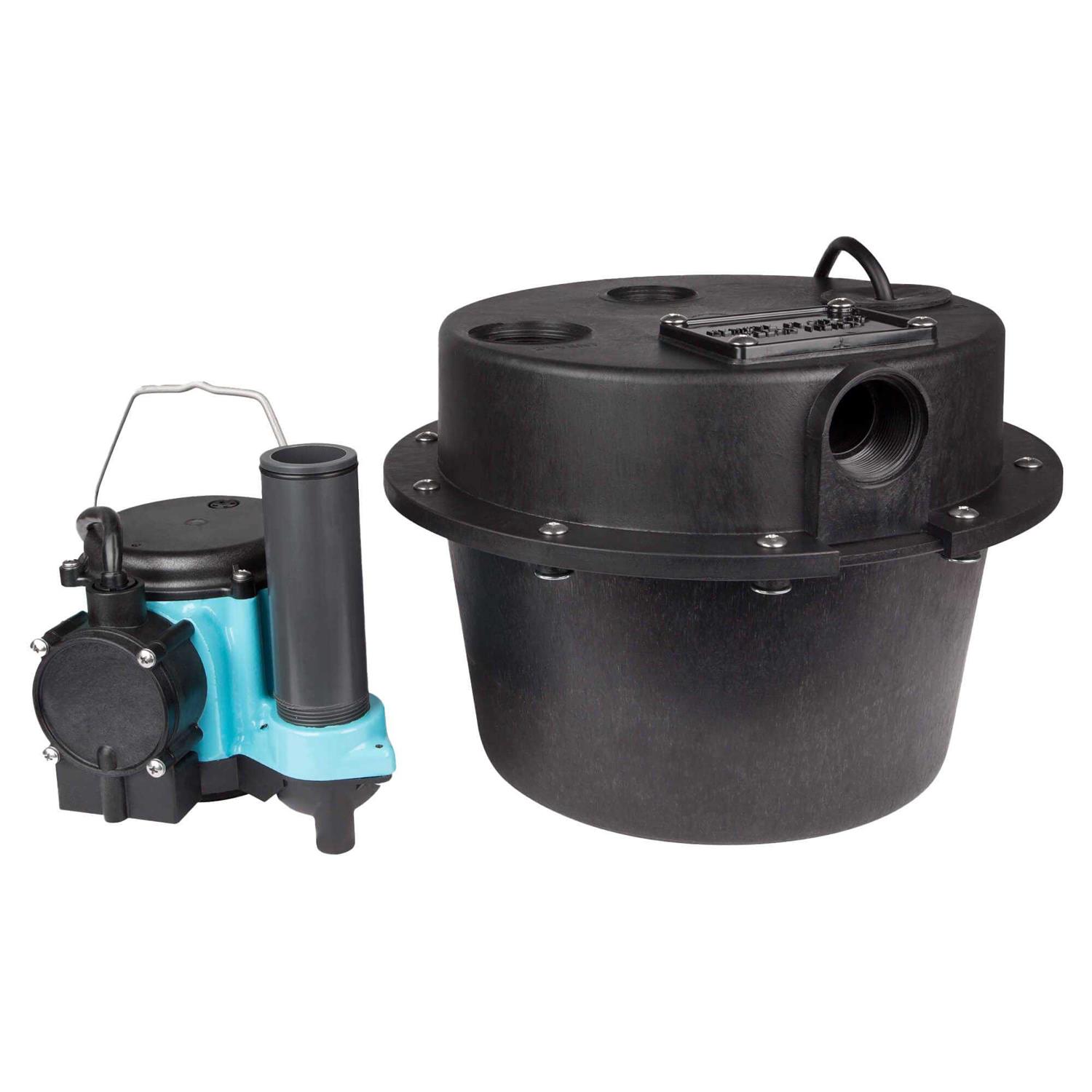 Little Giant WRS-6 Sink Drain Pump System,1/3 HP 506055 - Inhomebuy