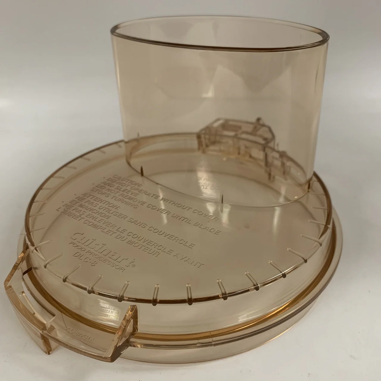 DLC877BTX1 | Cover w/ Large Feed Tube (Amber) for DLC-8 - Inhomebuy