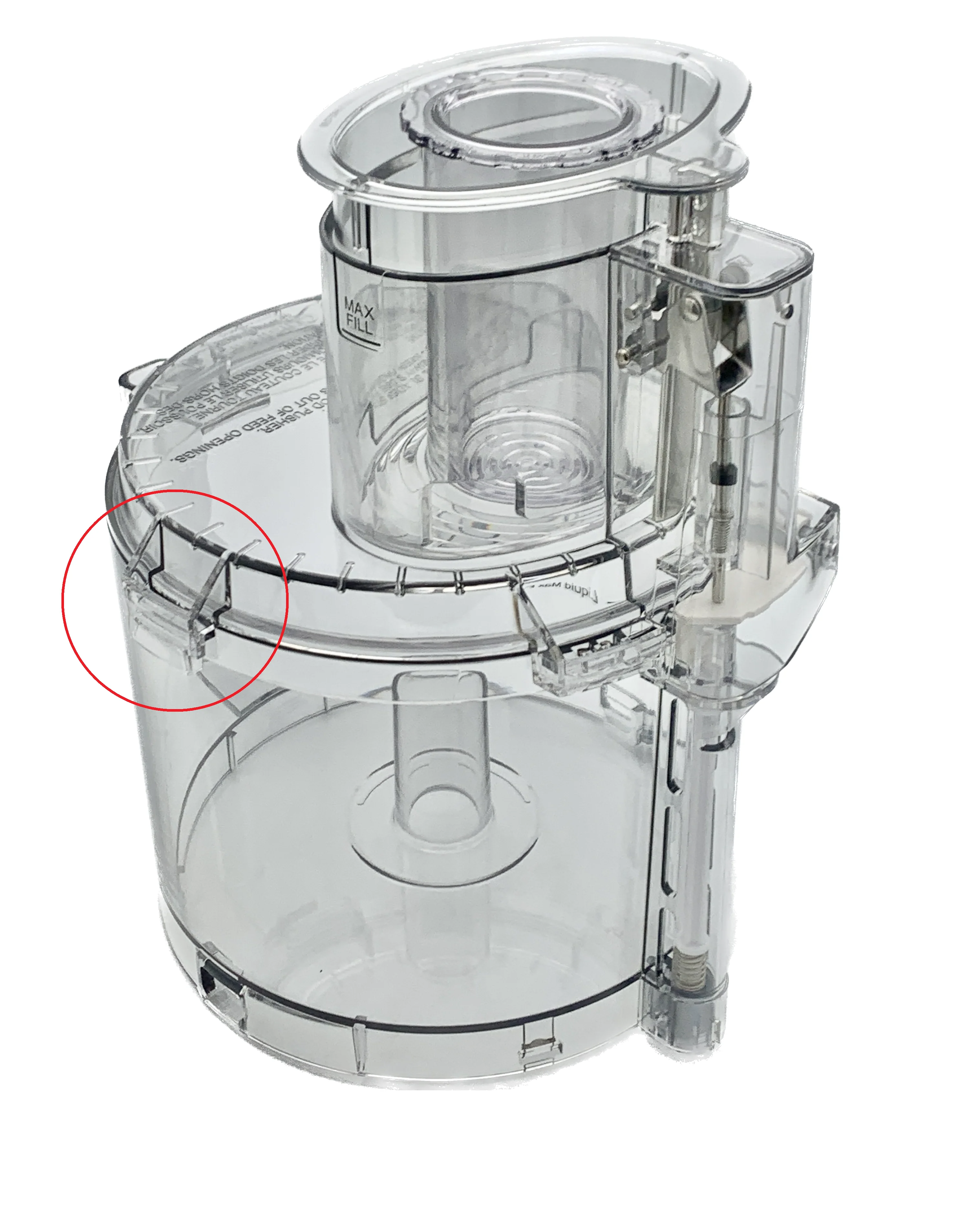 DFP14NWBCT1 | Work Bowl Lid (Tritan with Tabs) for DFP-14BCNC - Inhomebuy