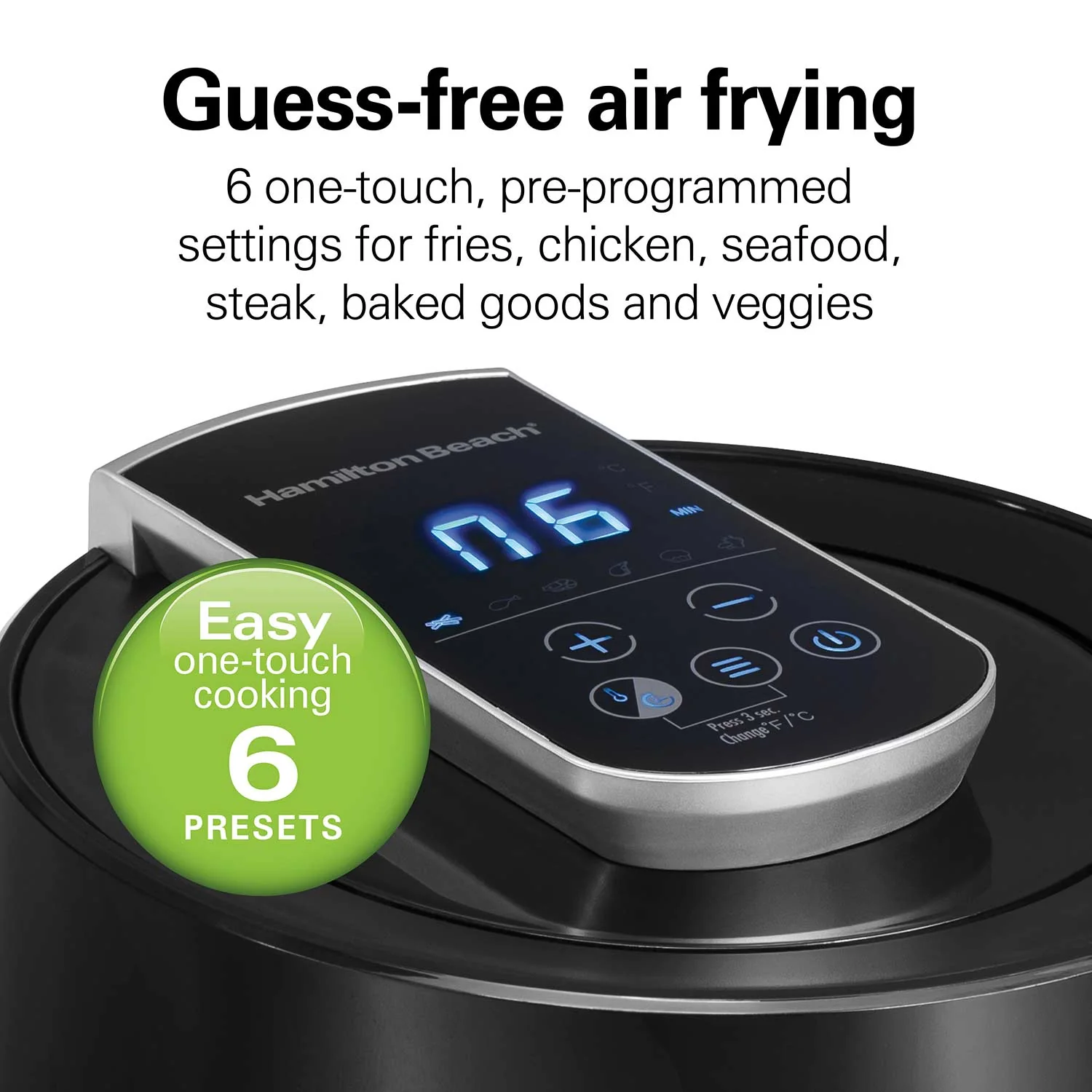 Hamilton Beach Air Fryer: 3.5L digital | 35050 - Inhomebuy