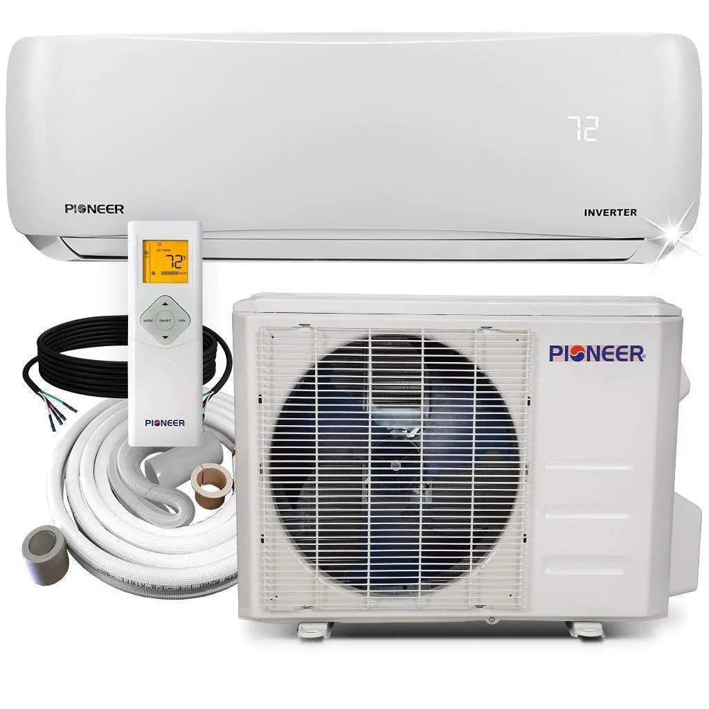 Pioneer® 18,000 BTU 21 SEER Ductless Mini-Split Inverter++, WYS018GMFI22RL-25 - Inhomebuy