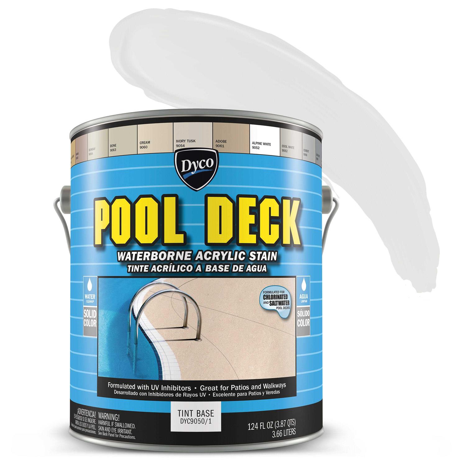 Dyco Paints Pool Deck Low Sheen Waterborne Acrylic Stain - Inhomebuy