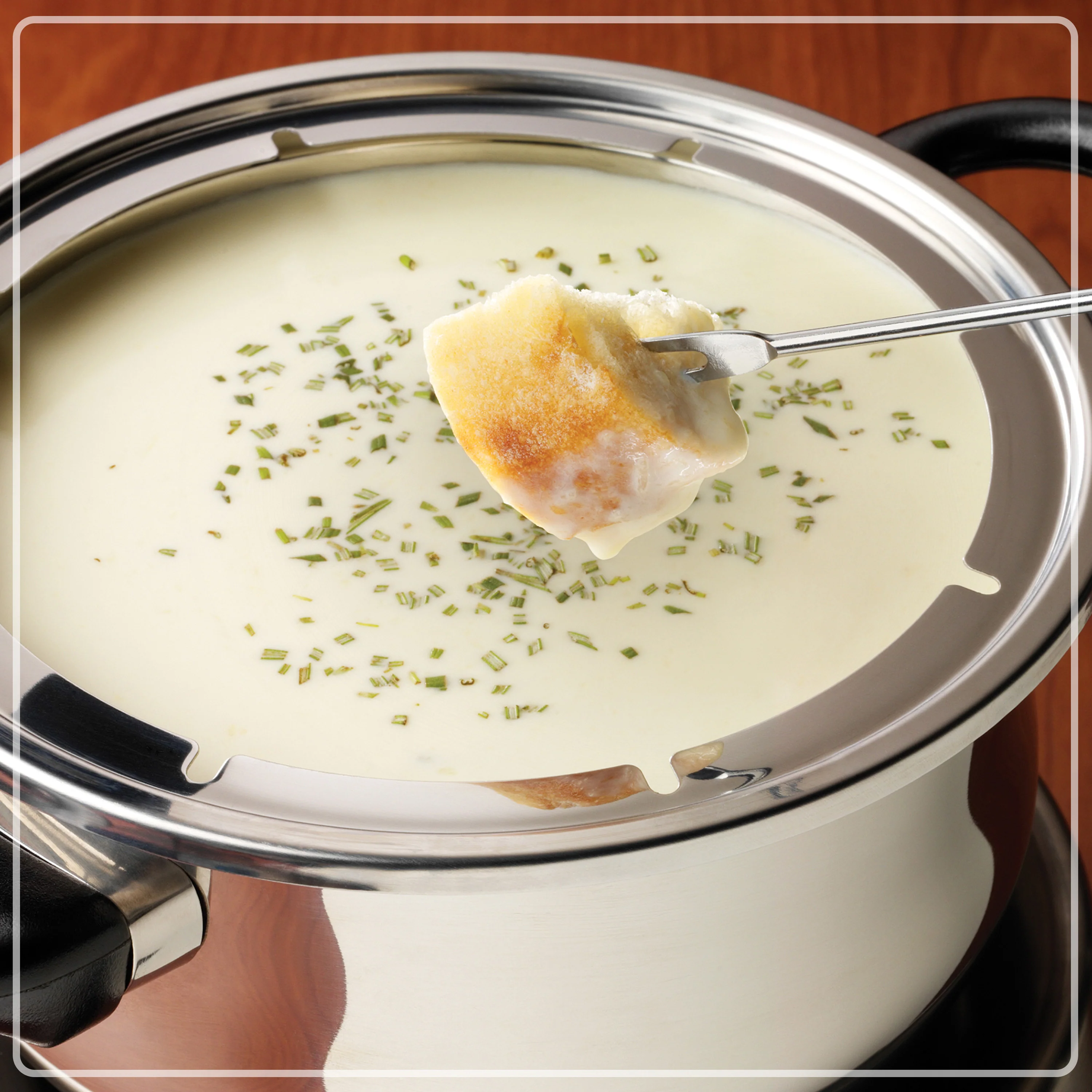 6-Cup Stainless Steel Electric Chocolate & Cheese Fondue Pot - Inhomebuy