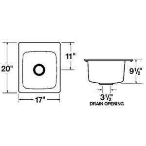 Mustee 10 Utility Sink 22-inch x 25-inch White - Inhomebuy
