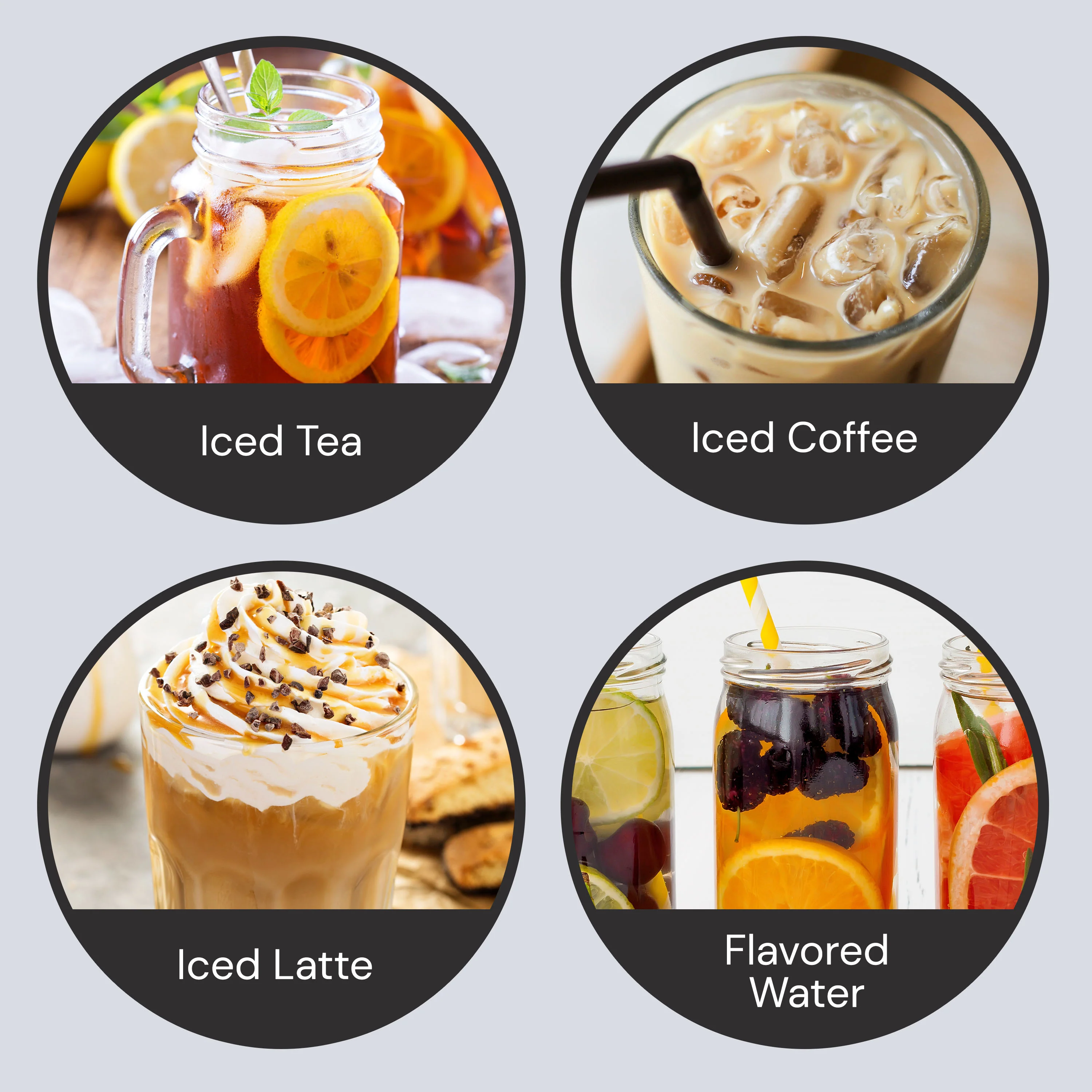 HomeCraft 3-Quart White Café' Ice Tea and Iced Coffee Brewing System - Inhomebuy