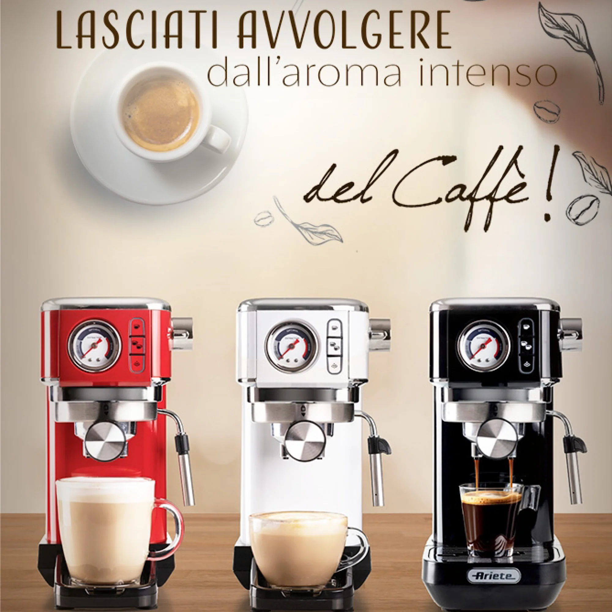 Metal Coffee Machine With Pressure White - Inhomebuy