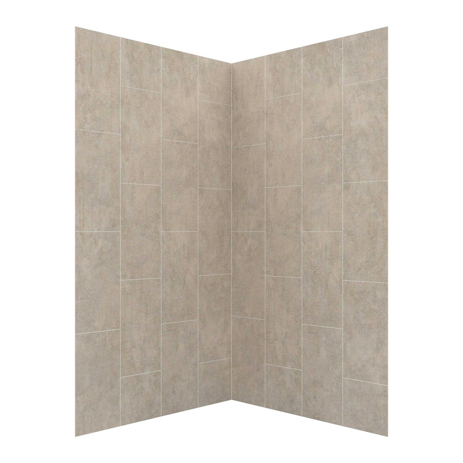 CRAFT + MAIN Jetcoat 42-in x 78 2-Piece Shower Panel Kit - Inhomebuy