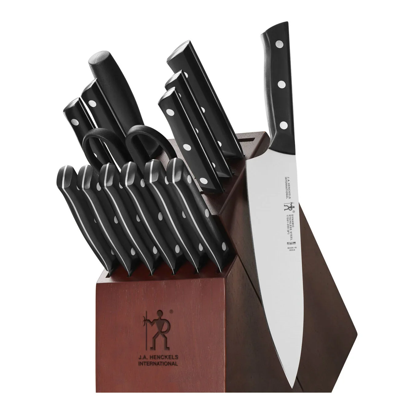 Henckels 15pc Knife Block Set, Dynamic Series - Inhomebuy