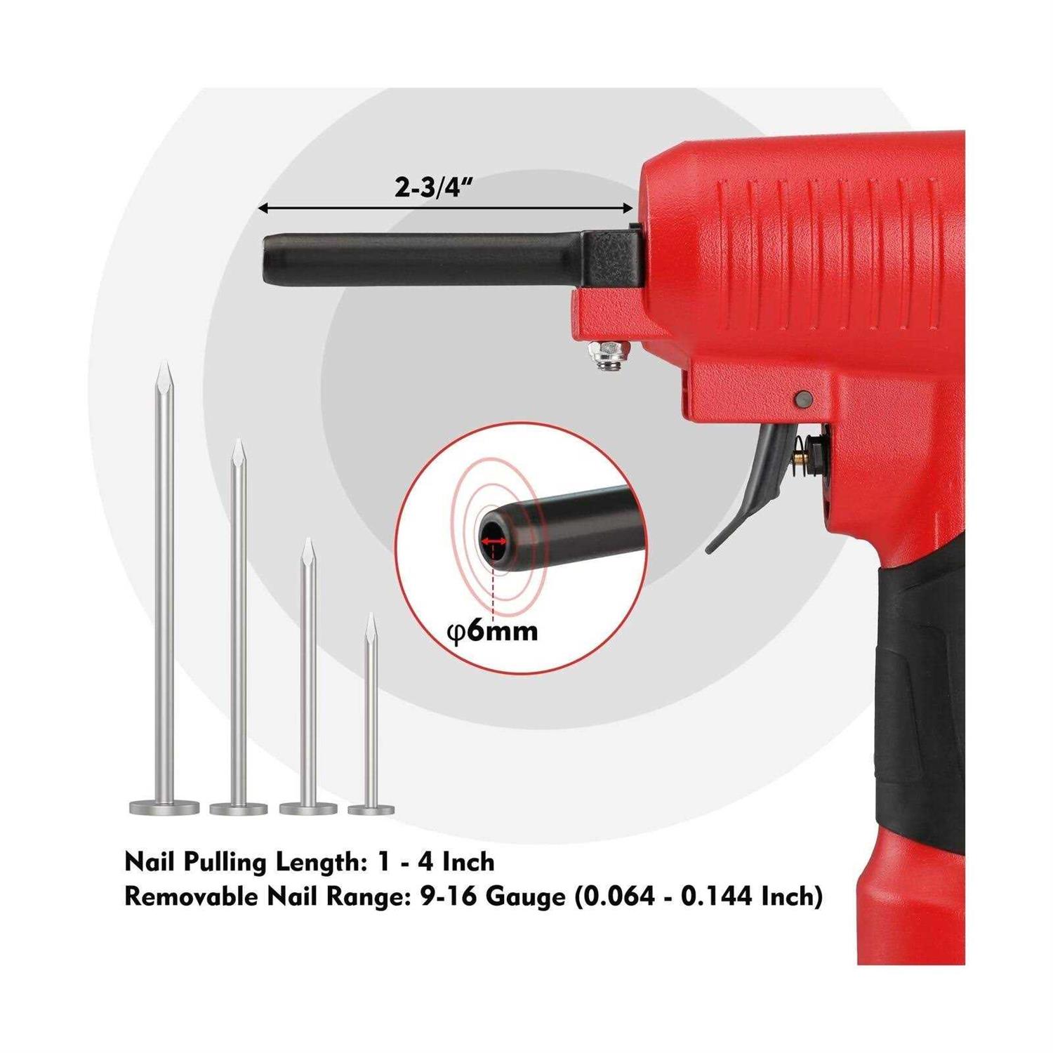 Workpro Pneumatic Brad Nailer, 18 Ga, 2 in 1 Nail Gun and Crown Stapler - Inhomebuy