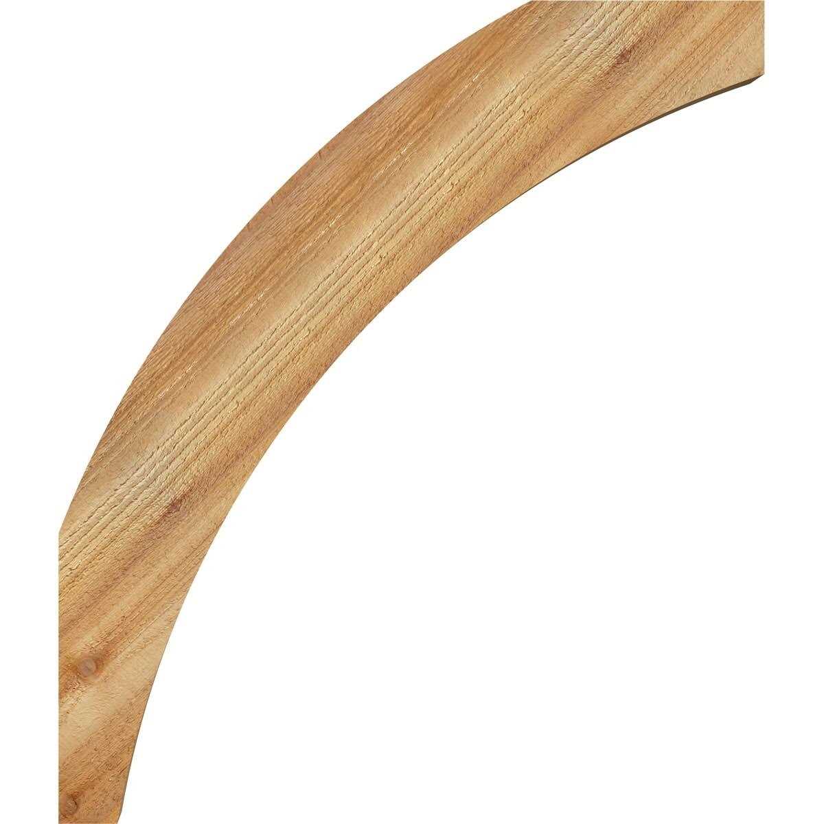 Ekena Millwork 4W x 14D x 14H Thorton Traditional Rough Sawn Bracket BKT04X14X14THR01RWR - Inhomebuy