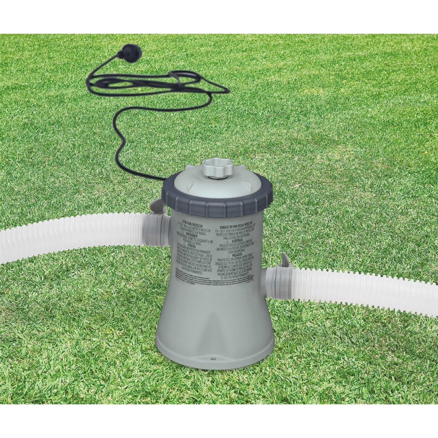 Intex 26679EG 2,150 GPH Krystal Clear Saltwater System and Sand Filter Pump - Inhomebuy