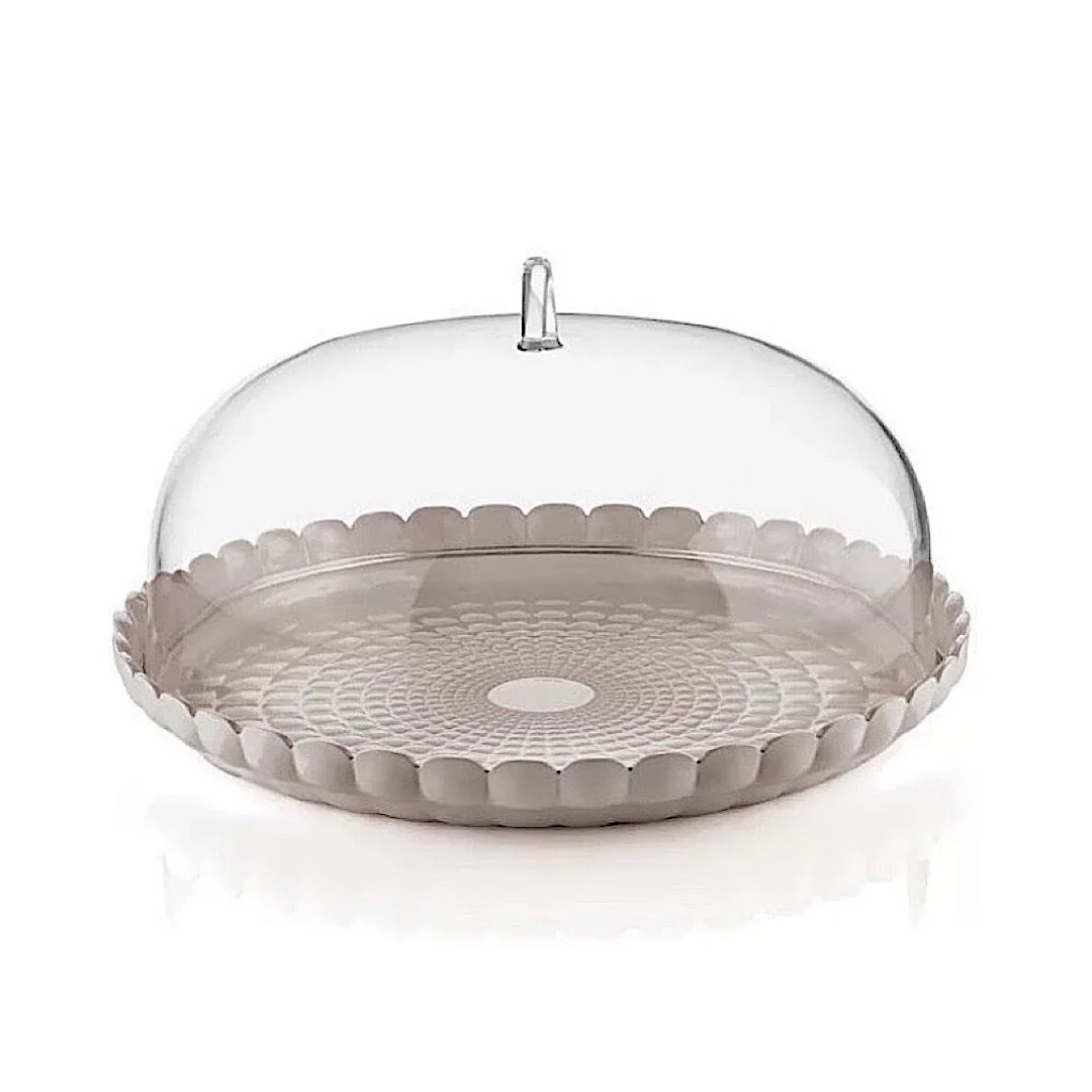 CAKE SERVING L SET TIFFANY Milk White - Inhomebuy