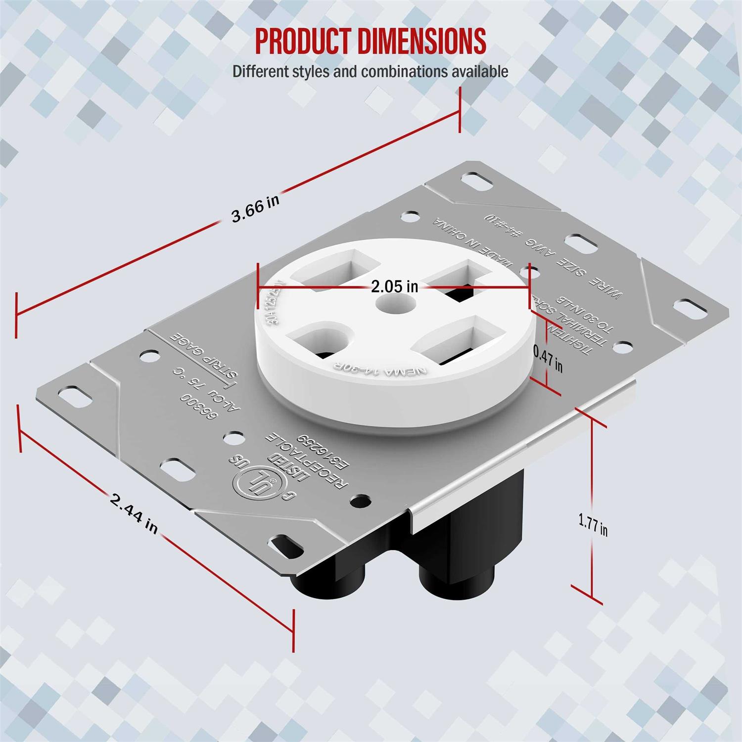 Enerlites 61200-TR-W Commercial Grade - Inhomebuy