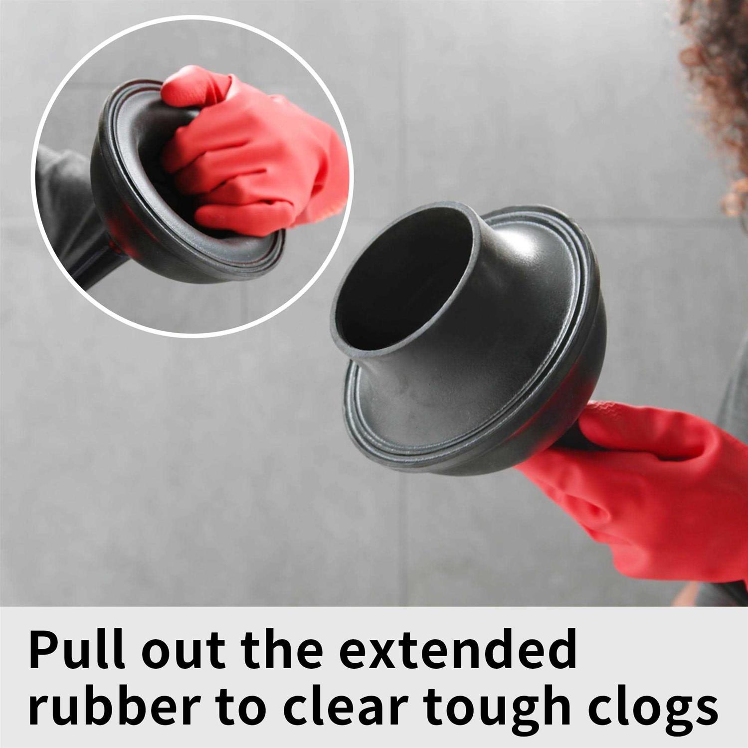 MR.SIGA Toilet Plunger and Bowl Brush Combo for Bathroom Cleaning - Inhomebuy
