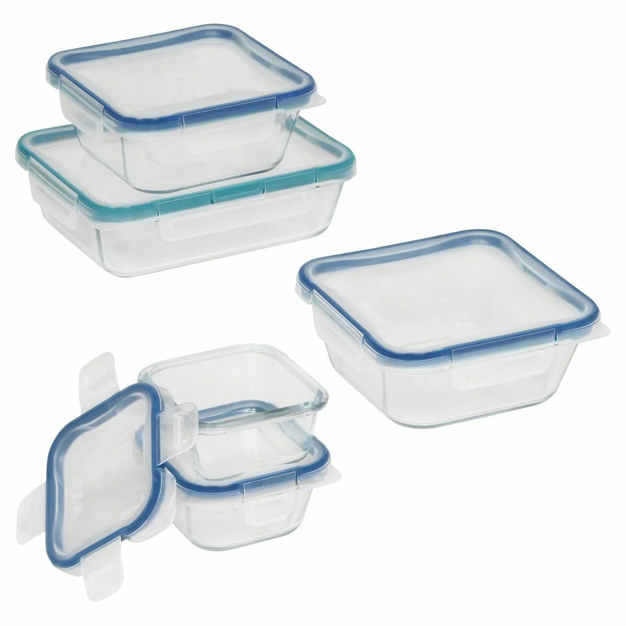 Snapware Total Solution Pyrex Glass Food Storage |1109331| 10-piece Set - Inhomebuy