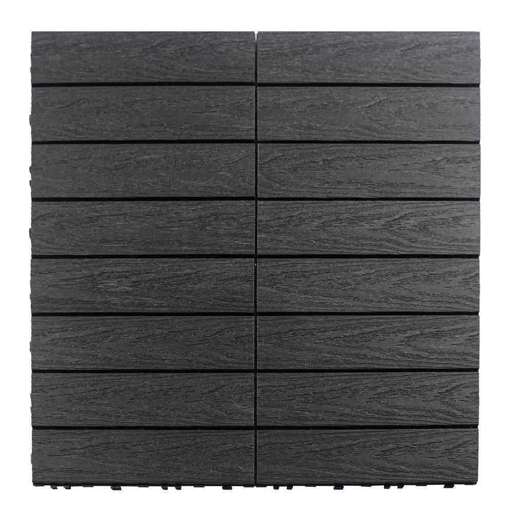 NewTechWood Ultrashield Naturale 1 ft. x 1 ft. Composite Quick Deck Outdoor Deck Tile Sample - Inhomebuy