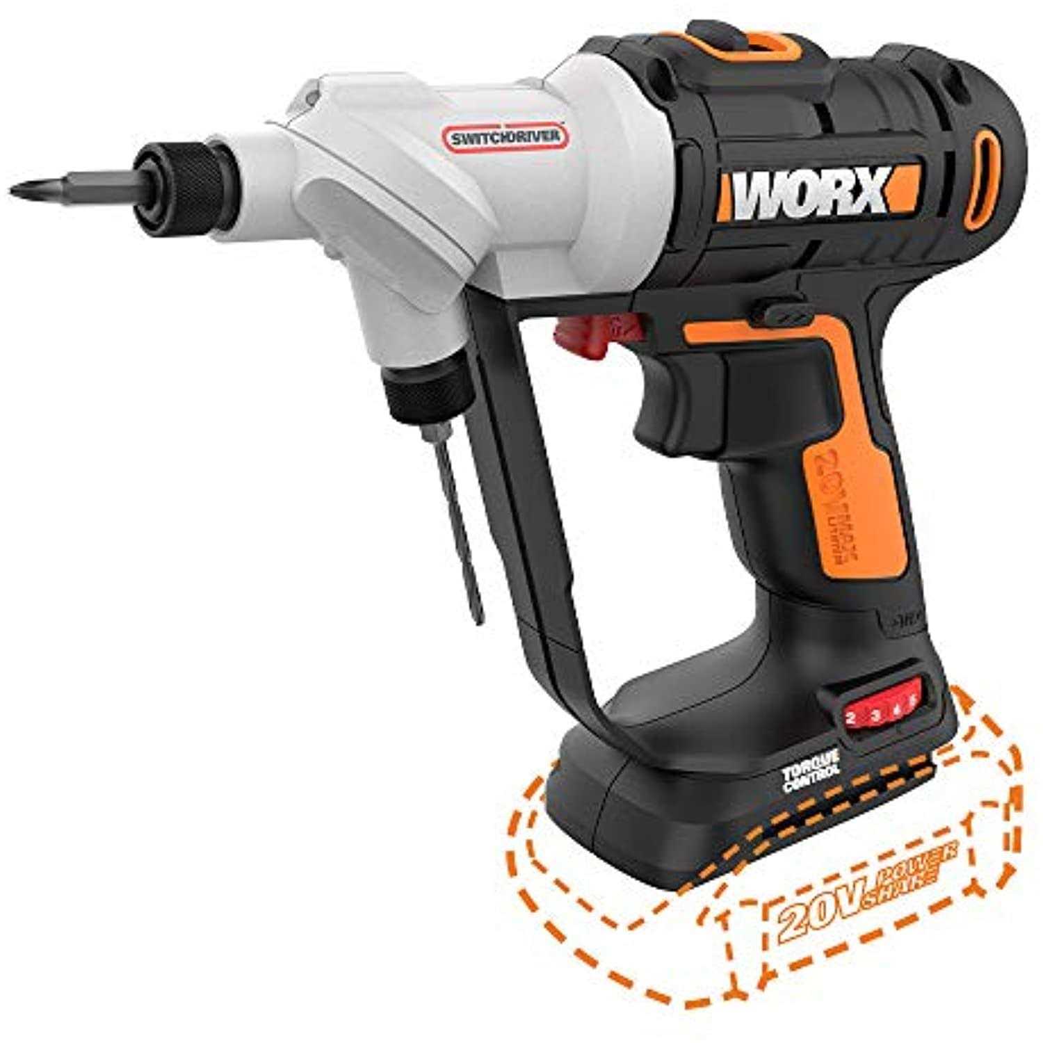 Worx Wx100L Power Share 20V 3/8 Drill/Driver - Inhomebuy