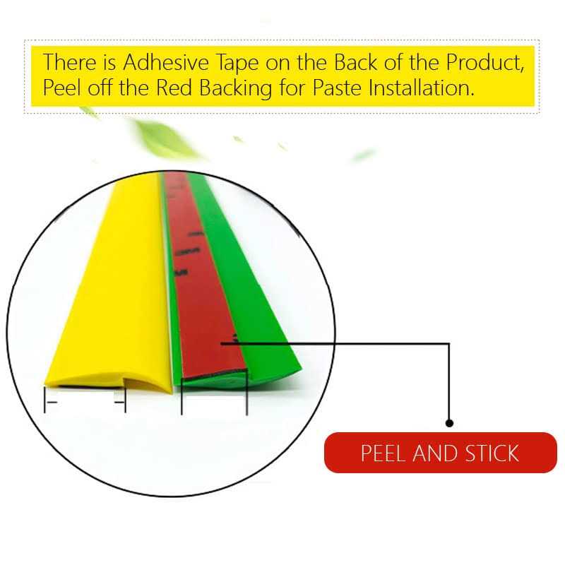 DAILISEN Vinyl Self Adhesive Overlap Threshold Reducer,Flooring Tile Laminate Border Transition Strip,Flat Carpet Rug Edging Strips - Inhomebuy