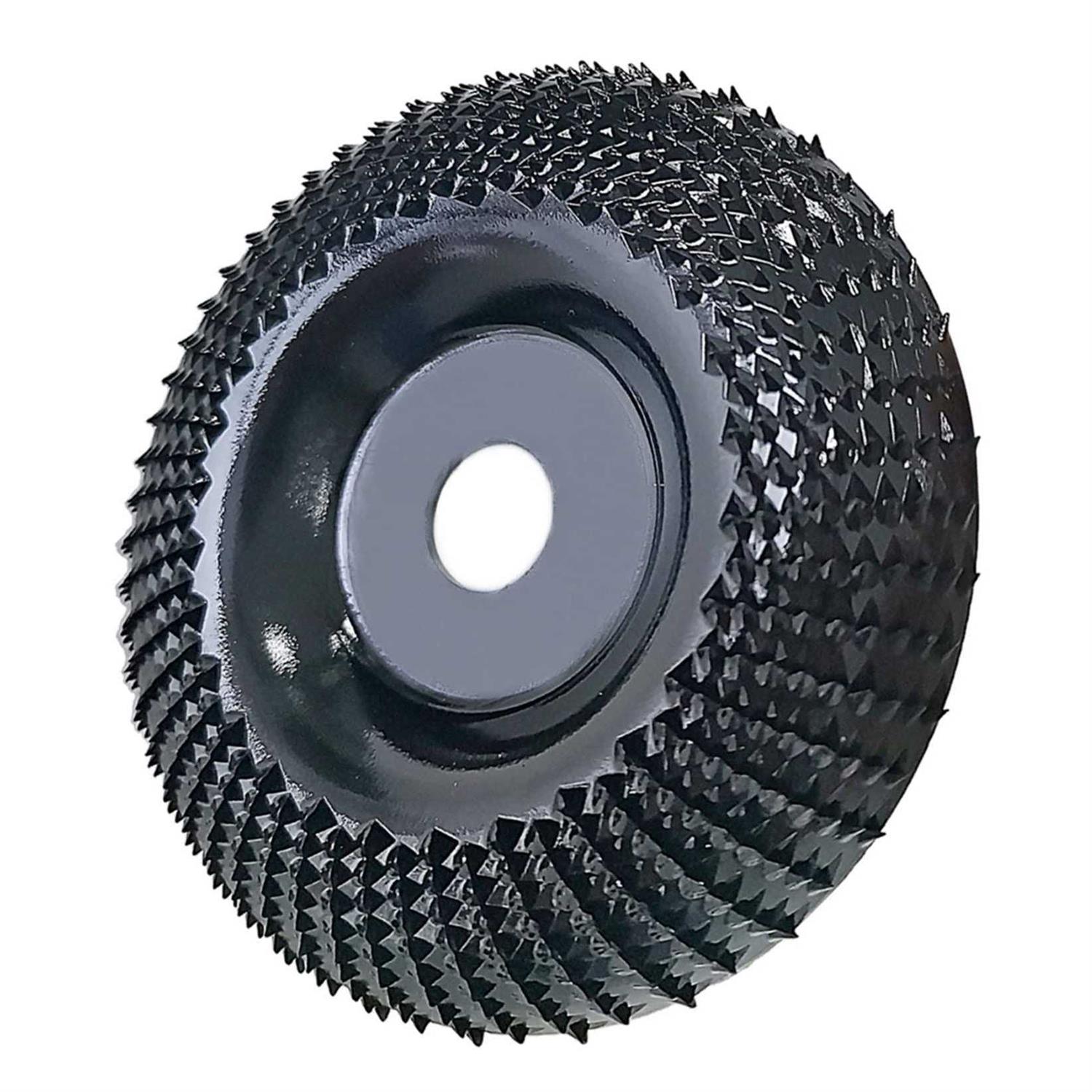 Wood Carving Disc Grinder Wheel Disc 4 Inch Wood Shaping Wheel Wood Grinding Shaping Disc for Angle Grinders with 5/8” Arbor - Inhomebuy