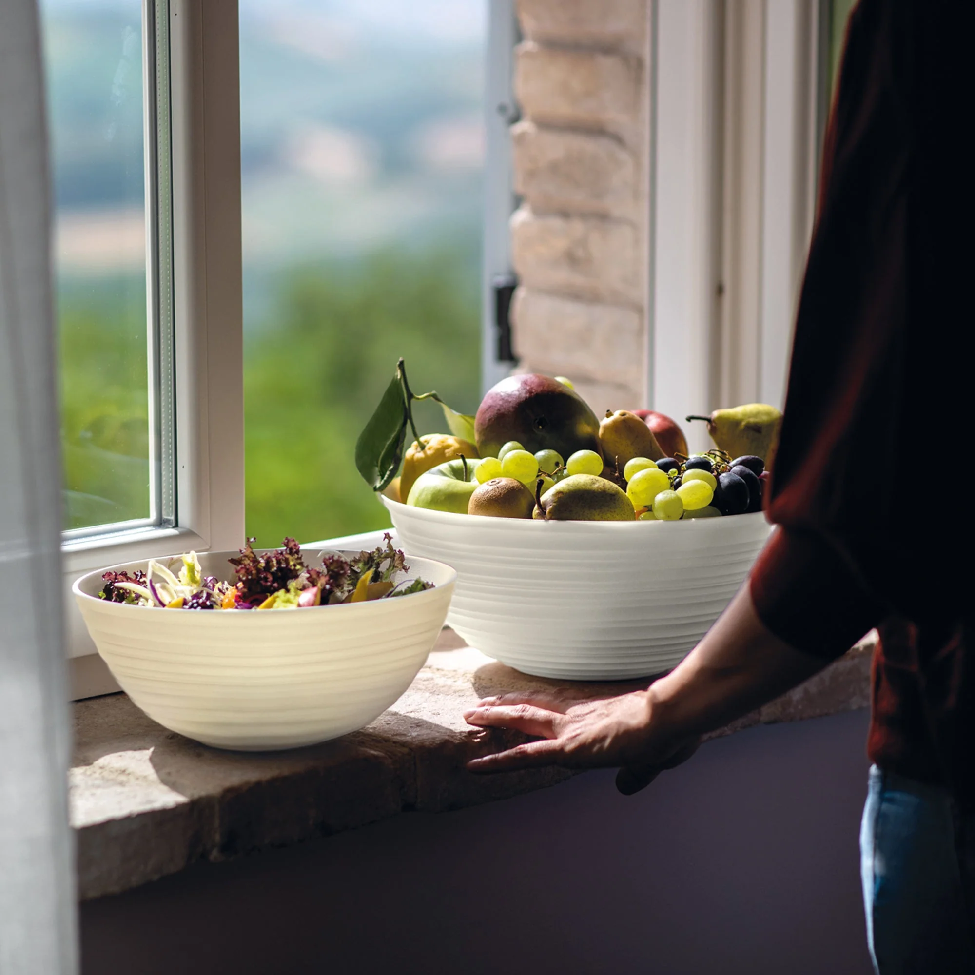 L BOWL TIERRA Taupe - Inhomebuy