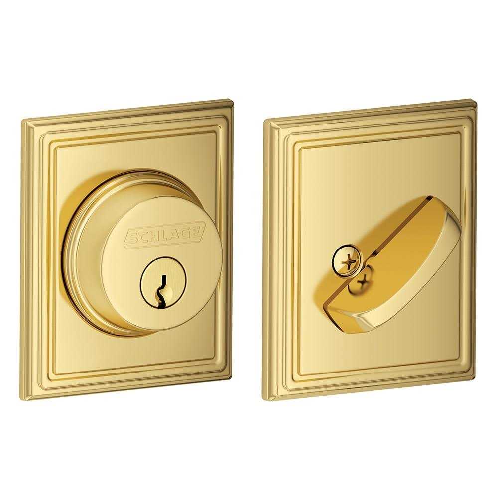 Schlage Addison Single Cylinder Deadbolt - Inhomebuy