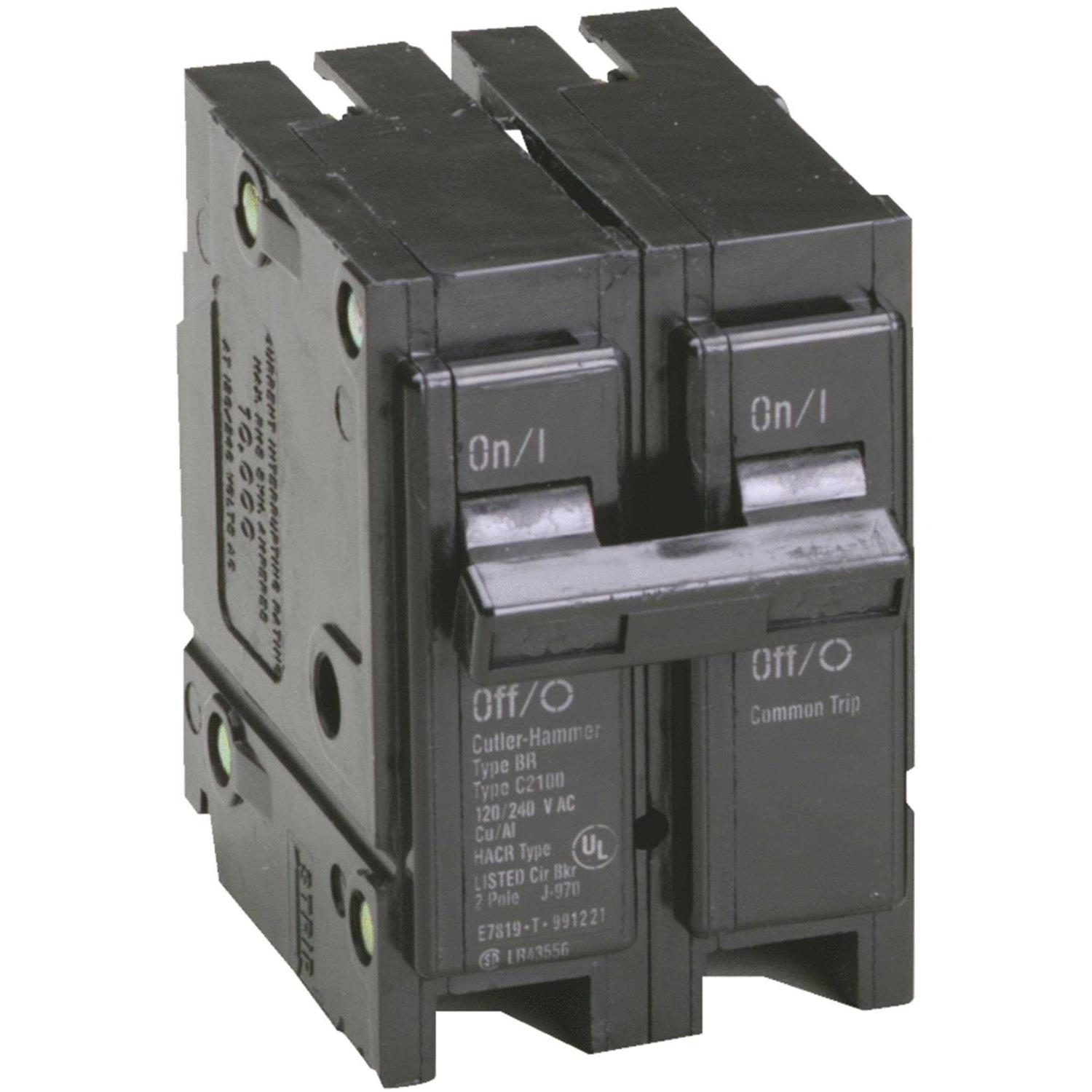 Eaton BR250 Double Pole Circuit Breaker - Inhomebuy