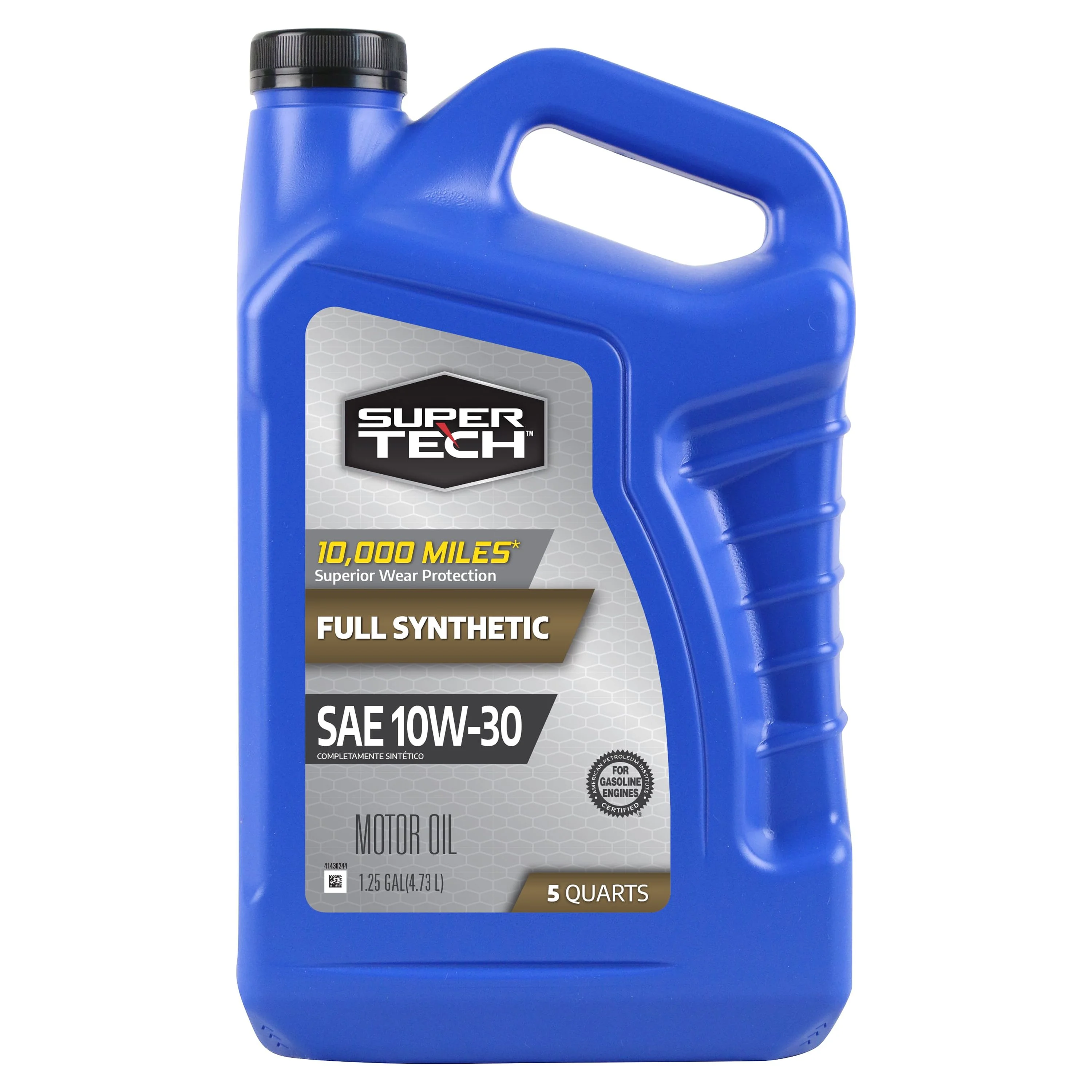 Super Tech Full Synthetic SAE 10W-30 Motor Oil, 5 Quarts - Inhomebuy