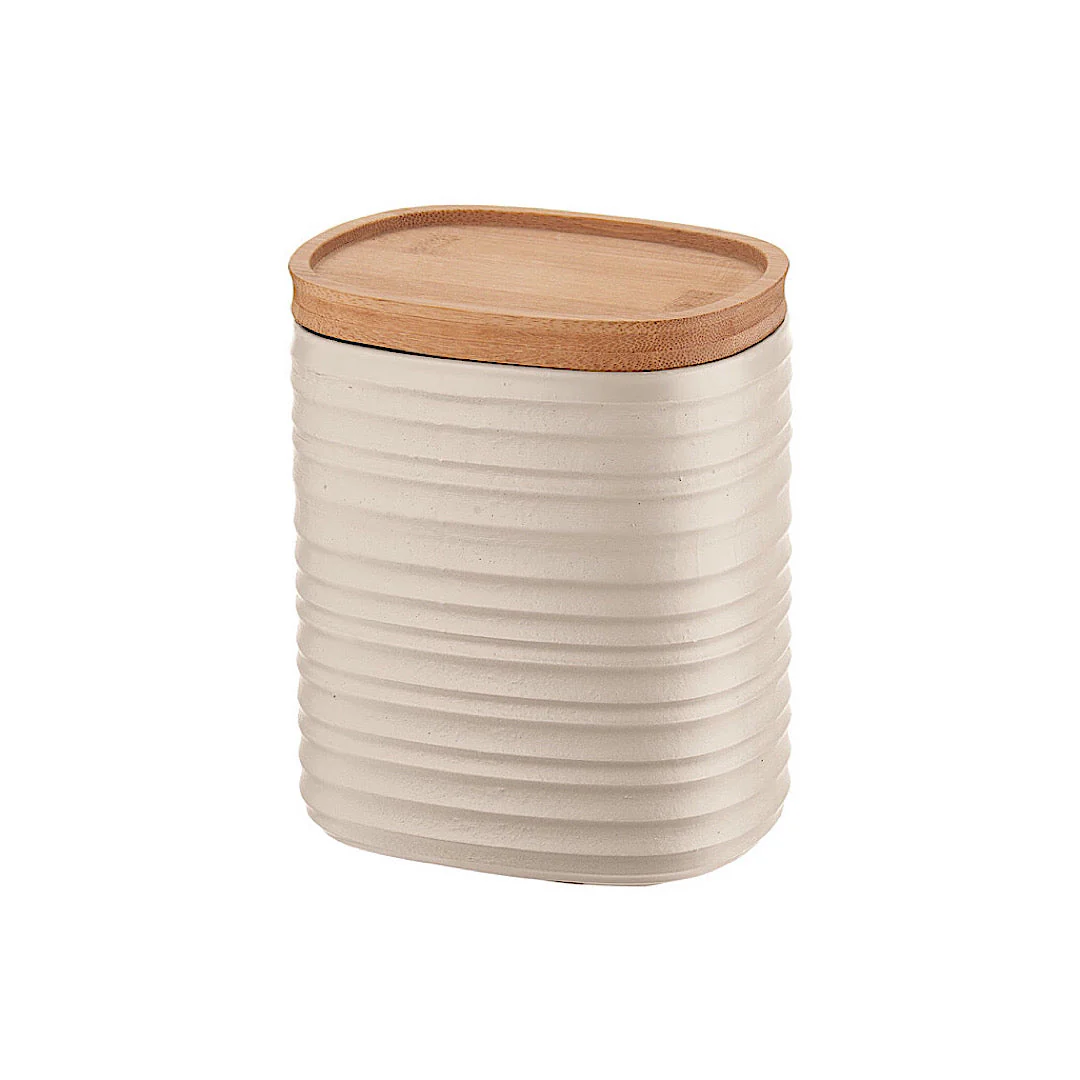 M Storage Jar Tierra Taupe - Inhomebuy