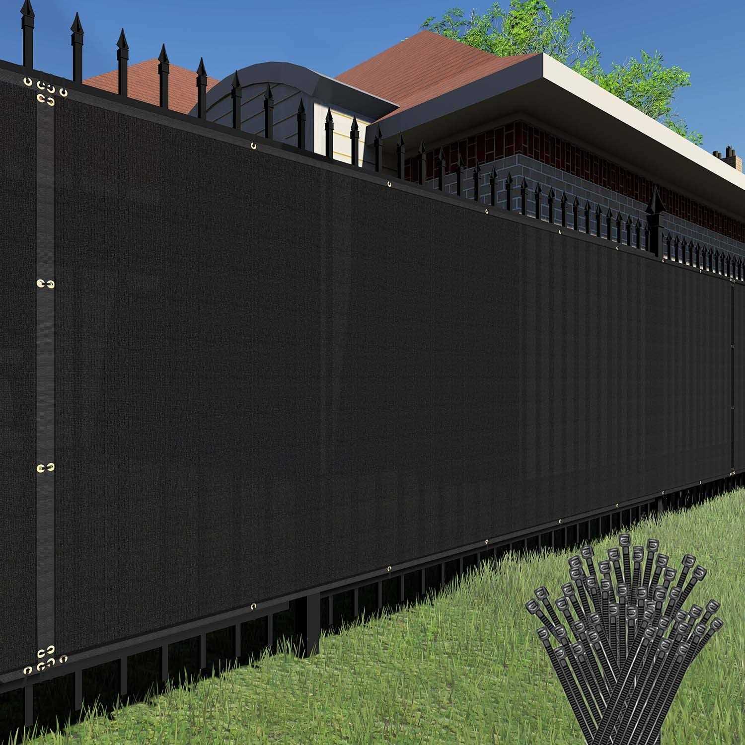 TANg 3 x Residential commercial Privacy Deck Fence Privacy Screen 200 gSM Weather Resistant Outdoor Protection Fencing - Inhomebuy