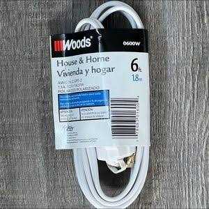 Woods Cube Extension Cord Tap - Inhomebuy