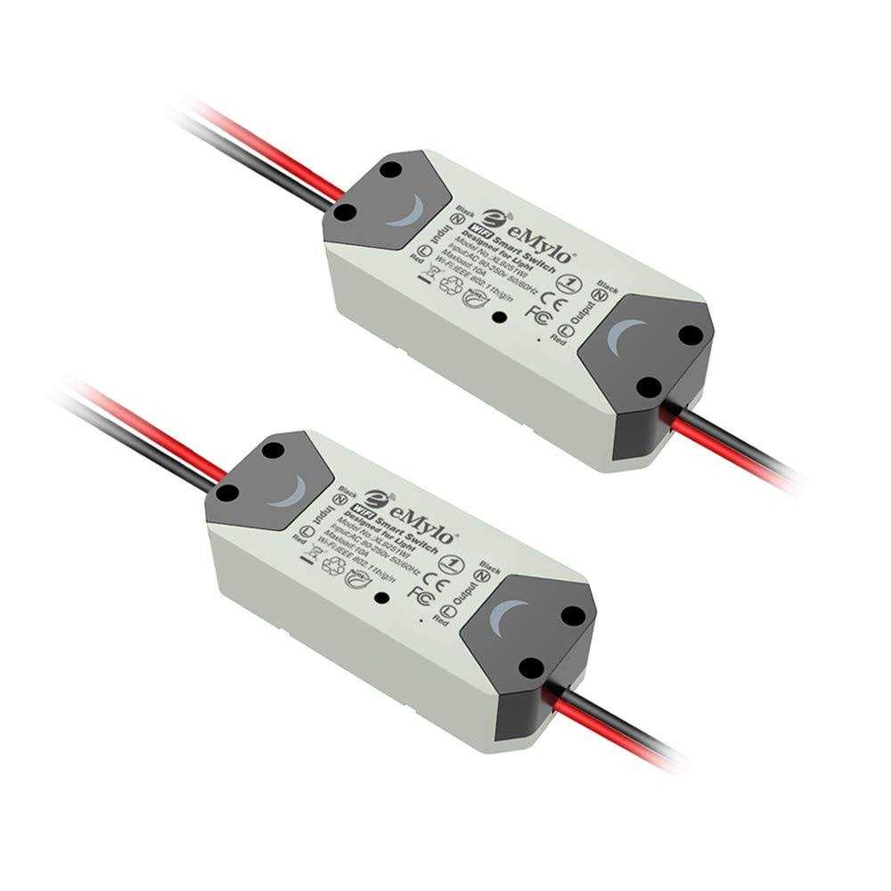 Emylo Smart Wifi Light Switch Wireless Relay Switch Module Remote Control Home - Inhomebuy