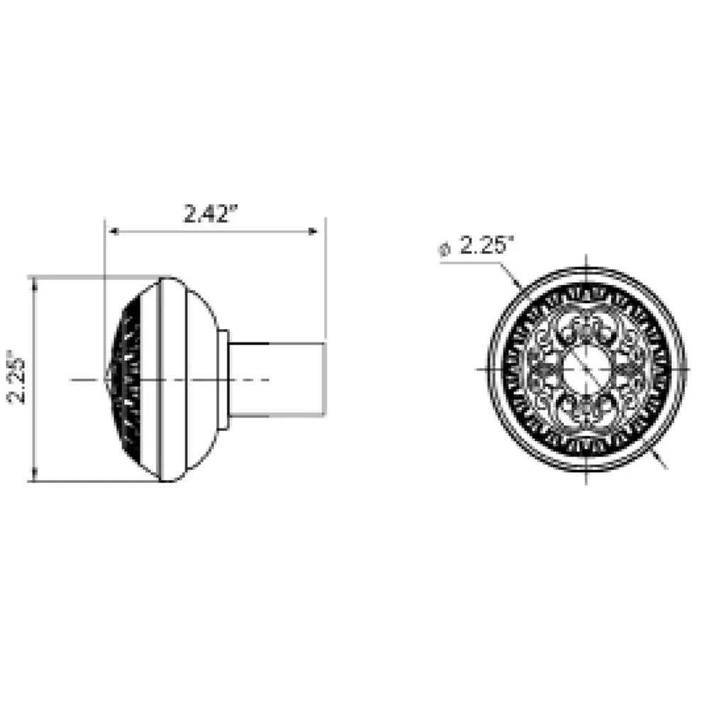 Nostalgic Warehouse Egg & Dart Plate Single Dummy Egg & Dart Door Knob - Inhomebuy