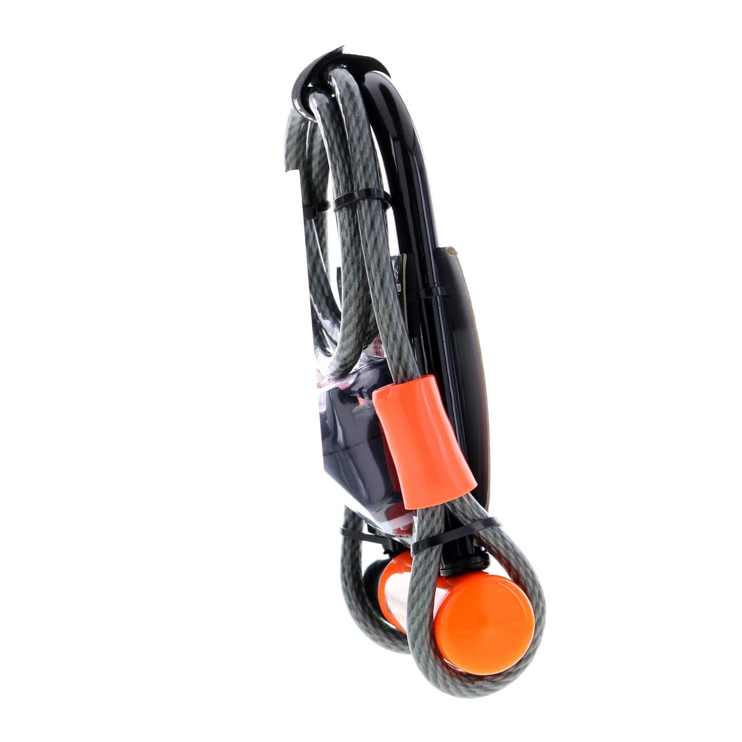 Kryptonite Evolution Mini 7 Lock with 4 Foot Kryptoflex Cable Combo - Inhomebuy