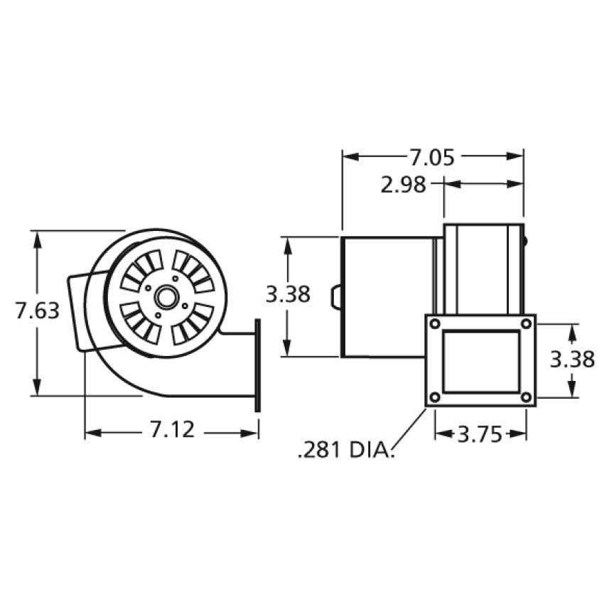 Fasco A984 OEM Blower - Inhomebuy