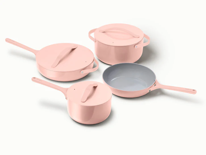 Caraway x Tan France Monochrome Cookware Set in Blush - Inhomebuy