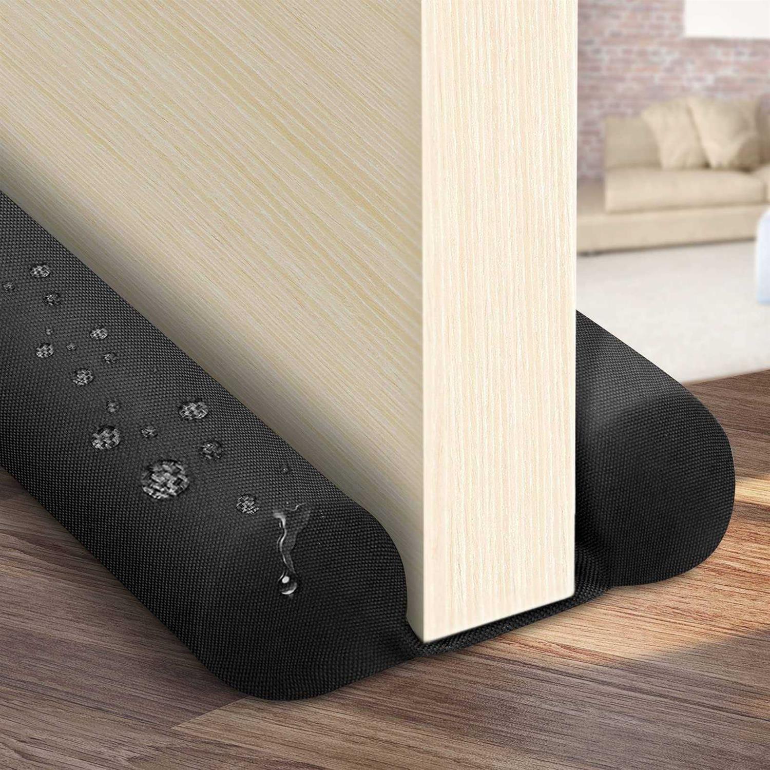 Efoxcity Waterproof Twin Door Draft Stopper Adjustable Size 30 to 36 Weather S - Inhomebuy