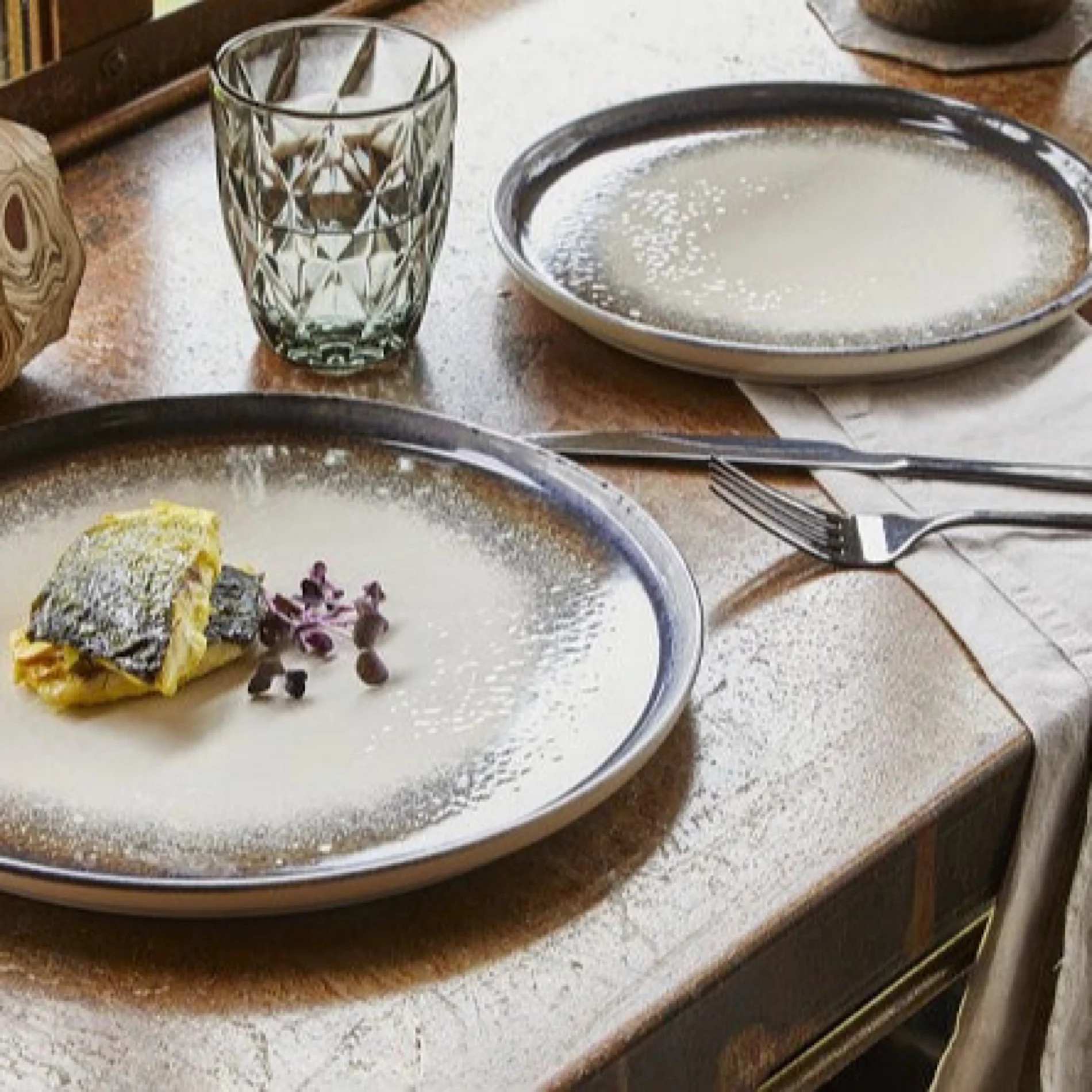 Bowl Cm 15 White Lagoon Stoneware White - Inhomebuy