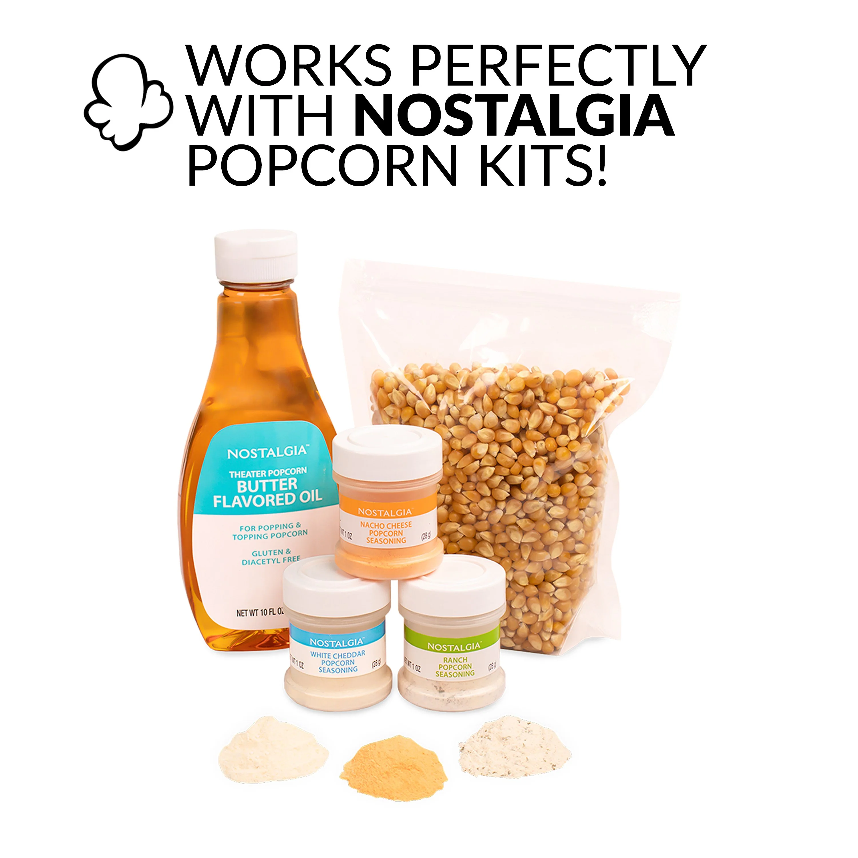 16-Cup Air-Pop Popcorn Maker, Red - Inhomebuy