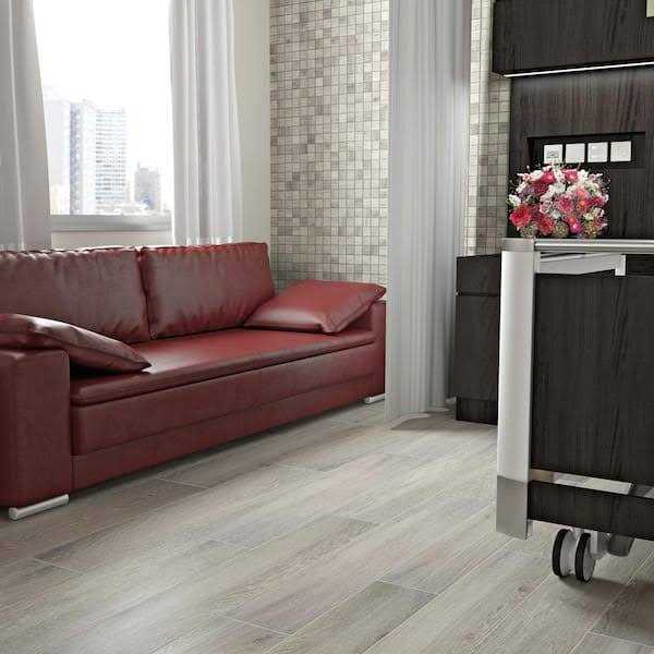 Daltile Delegate Dark Grey Matte 12 in. x 24 in. Color Body Porcelain Floor and Wall Tile - Inhomebuy