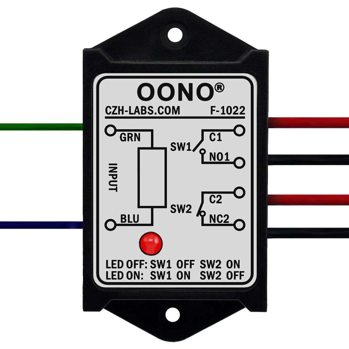 OONO DPST 1NO 1NC 8Amp Power Relay Module - Inhomebuy