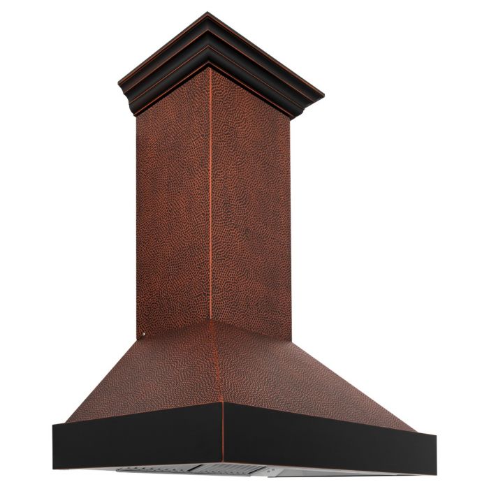 ZLINE 48 in. Hand-Hammered Copper Finish Wall Range Hood, 655-HBXXX-48 - Inhomebuy