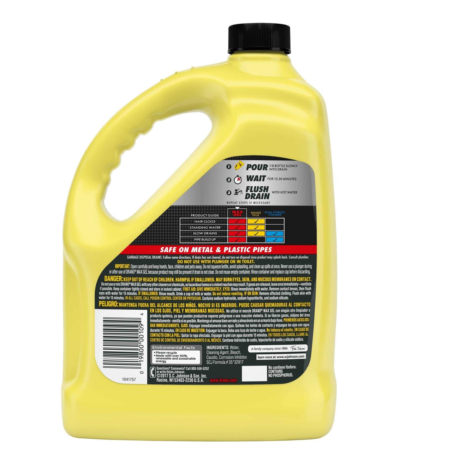 Drano Max Clog Remover Twin Pack 160 Ounces, Size: 80 oz - Inhomebuy