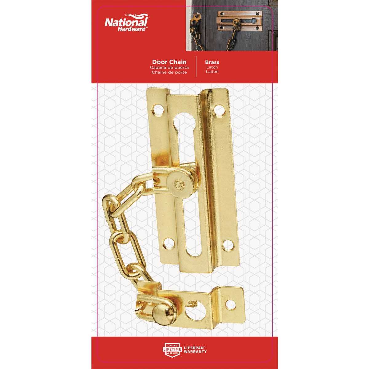 National Hardware Black Steel Automatic Gate Latch N184-861 - Inhomebuy